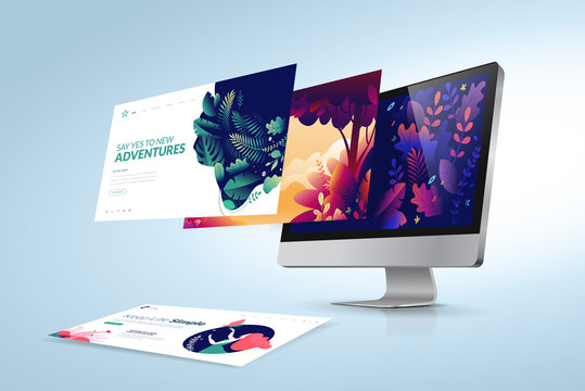 Website building image.